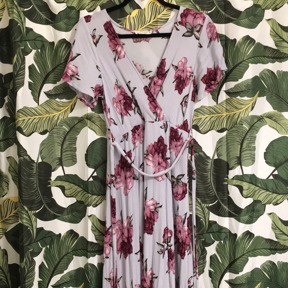 LAST CALL!! Perfect condition floral maxi dress